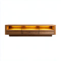 Mobile porta TV in legno di rovere con illuminazione LED